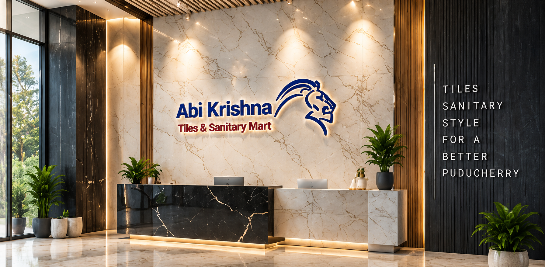 Abi Krishna Tiles Pondicherry Showroom