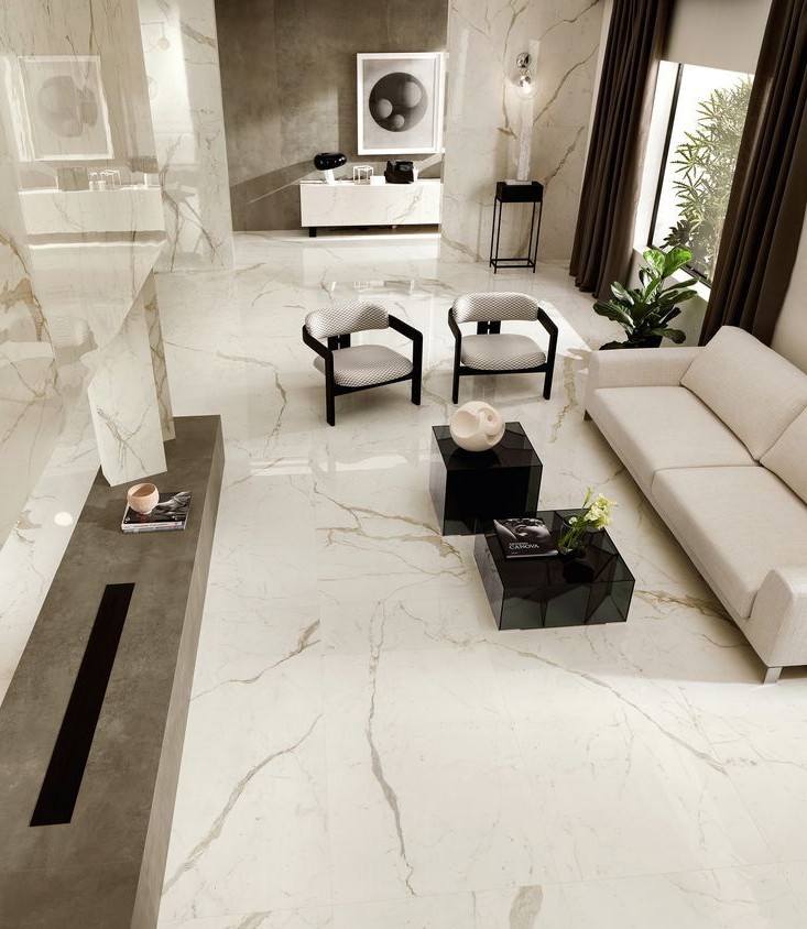 RAK Ceramics luxury living room tiles