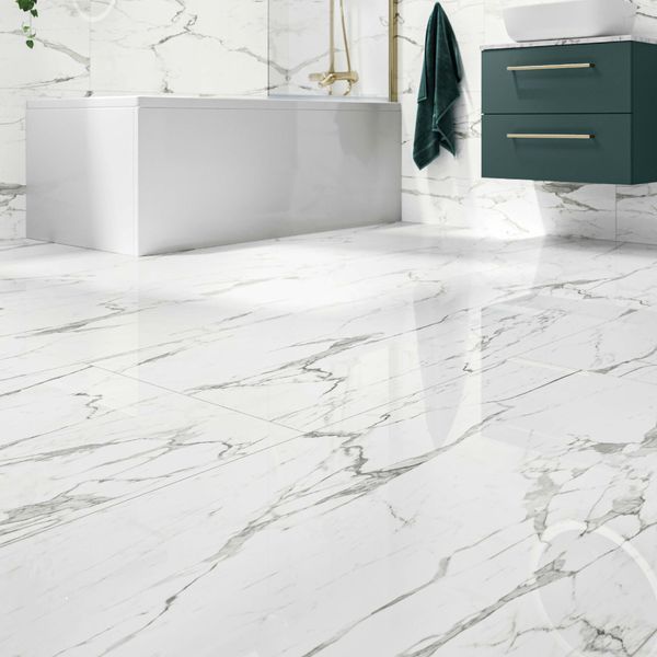 Marble finish tiles designs for premium interiors